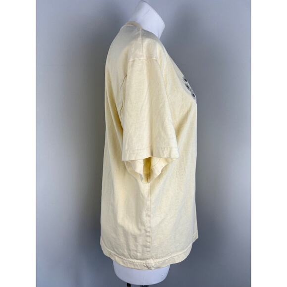 Disney x H&M Pastel Butter Yellow Mouse Ears T-Shirt XS - Picture 2 of 5